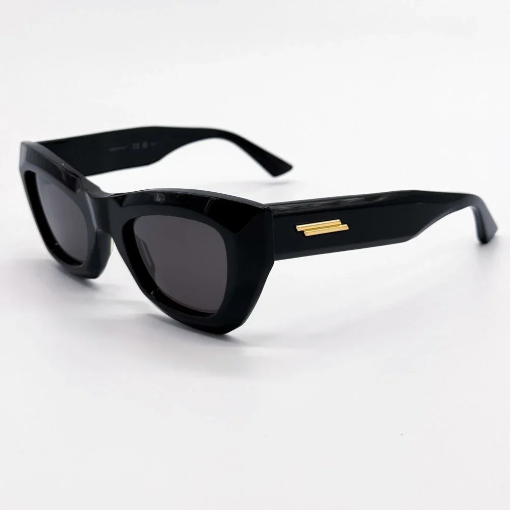 NEW BOTTEGA VENETA SUNGLASSES BV1251S 001 BLACK WOMEN EYEWEAR